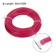 thumbnail image 2 of UL1007 24AWG Gauge Stranded Hook-Up Wires, Electrical Wire Tinned Copper Wire 30m/100ft Red, 2 of 6