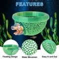 thumbnail image 2 of Unique Bargains Betta Hideout Cave Aquarium Floating Betta Hideout Multi-Functional Betta Fish Hammock Green, 2 of 6