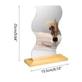 thumbnail image 3 of CEHVOM Fashion Irregular Acrylic Mirror Desktop Desktop Makeup Mirror Clearance, 3 of 6