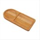 thumbnail image 1 of Tabletop Tea Tray Bread and Milk Separated Breakfast Tray, 1 of 5