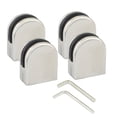 thumbnail image 1 of Pinces Rondes en Acier Inoxydable Lot de 4 pour Garde-Corps 8-10mm, 1 of 5