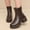 Brown, variant on Women Chelsea Ankle Boots: Comfortable Platform Boot Fashion Chunky High Heel Short Booties, Fall Winter Shoes for Daily Wear & Weekend Travel & Night Out