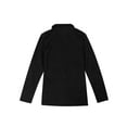 thumbnail image 5 of MODA NOVA Big & Tall Men Solid Color Pockets Long Sleeve Knit Blazer Black M, 5 of 6