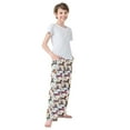 thumbnail image 4 of FORMRS Kids Pajama Pants with Pockets Size 11-12Y Boys Lounge Sleep Bottoms, Rainbow Stars Pattern, 4 of 8