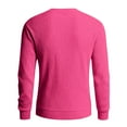 thumbnail image 6 of GrmtClth Crew Neck Sweaters Men Lightweight Knitted Sweaters Classic Basic Comfy Soft Long Sleeve Pullover Hot Pink 2XL, 6 of 7