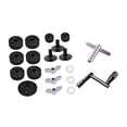 thumbnail image 3 of Milaget 20 Pieces Cymbal Felts Washers Attachment Replacement Kit Cymbal Replacement Black, 3 of 9