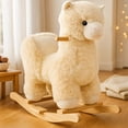 thumbnail image 4 of Juguete Montable Mecedora para Bebe y Niños Baby Gaon Llama Blanco, 4 of 9