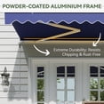 thumbnail image 5 of Aoxun Manual Retractable Awning 12x10 FT, Outdoor Patio Sun Shade Canopy with Crank Handle, Waterproof PA Coated Polyester Fabric for Backyard, Deck & Window, Blue, 5 of 8