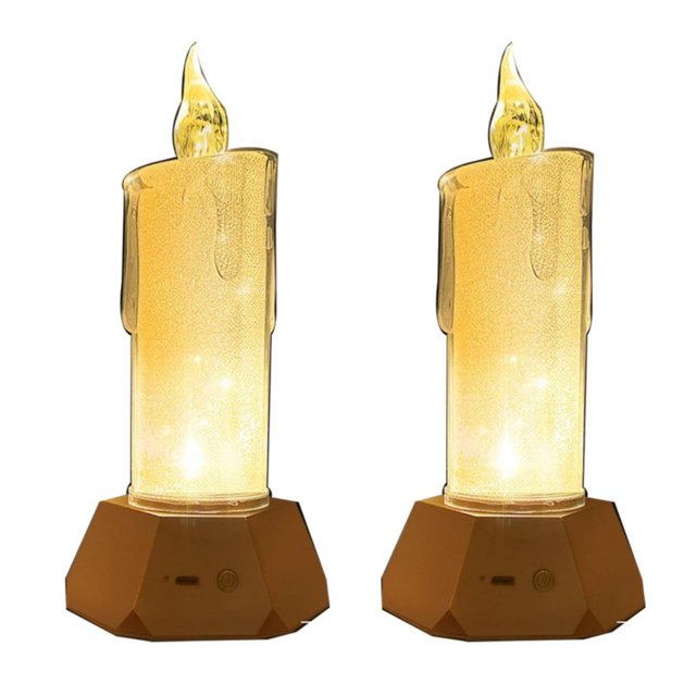 Buy 2 get 10% off Type-c Line LED Charging Candle Lamp Charging Simulation Candle Lamp Outdoor Garden Decoration Lamp