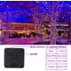 thumbnail image 3 of Cadena de luces solares para exteriores, 10 m, 100 LED, alambre de cobre, luces solares para jardín, 8 modos, decorativas para fiestas, jardines, bodas (2 piezas, multicolor), 3 of 5