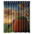 thumbnail image 1 of Cortina de ducha ABPHQTO Snail Desire Impermeable 150x180 cm, 1 of 2