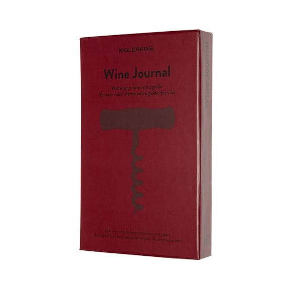 Passion Journal Moleskine Wine, tapa dura, rojo burdeos, 400 peniques