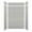 Grey Beach Subway Tile, variant on Transolid Swkx60368412 Saramar 60" W X 36" D X 96" H Six Panel Shower Wall Kit - White