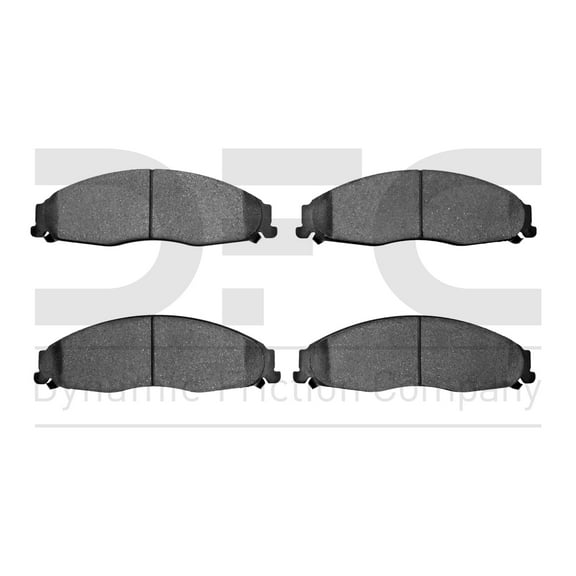 Dynamic Friction Company 5000 Advanced Brake Pads - Semi Metallic 1551-0921-00-Front Set For 2003-2005 Cadillac CTS, 2005-2008 Pontiac Grand Prix