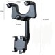 thumbnail image 2 of Car Rearview Mirror Mobile Phone Holder 360 Rotation Universal Adjustable Car Phone Holder Direction Display, 2 of 4