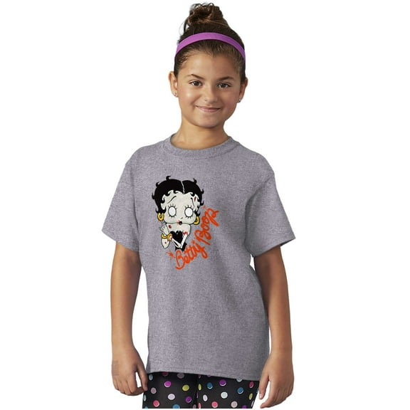 Betty Boop Zombie Cartoon Skeleton Girls Kids T Shirt Tees Teen Brisco Brands XS