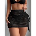 thumbnail image 2 of LMLYSoH Women Bikini Cover Ups Skirt Summer Crochet Cutout Swimsuit Bottom Cover up for Beach Swimwear Bathing Suit, 2 of 6