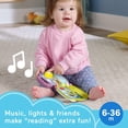 thumbnail image 2 of Libro de cuentos musical Toy Fisher-Price Baby Monkey, morado, 6+M, 2 of 6