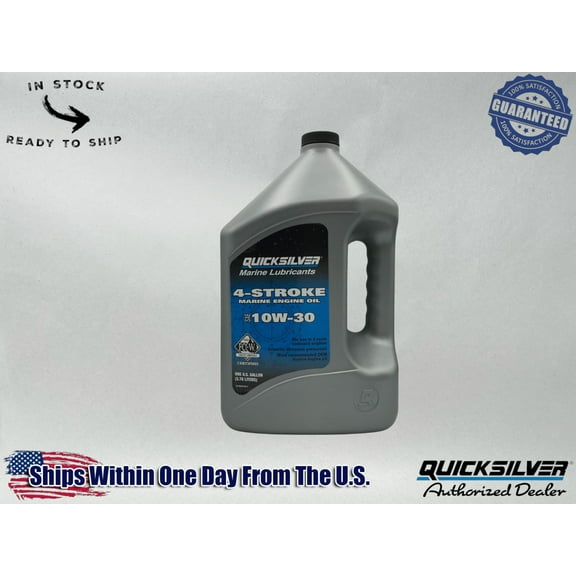 Quicksilver OEM Standard 10W30 Marine Oil Gallon 8M0078617