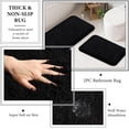 thumbnail image 5 of 24 PCS Purple Bathroom Accessories Set with Shower Curtain and Rugs, Bathroom Sets with Extra Soft and Absorbent Bath Rugs Shower Curtain Bathroom Accessory for Bath, 5 of 9