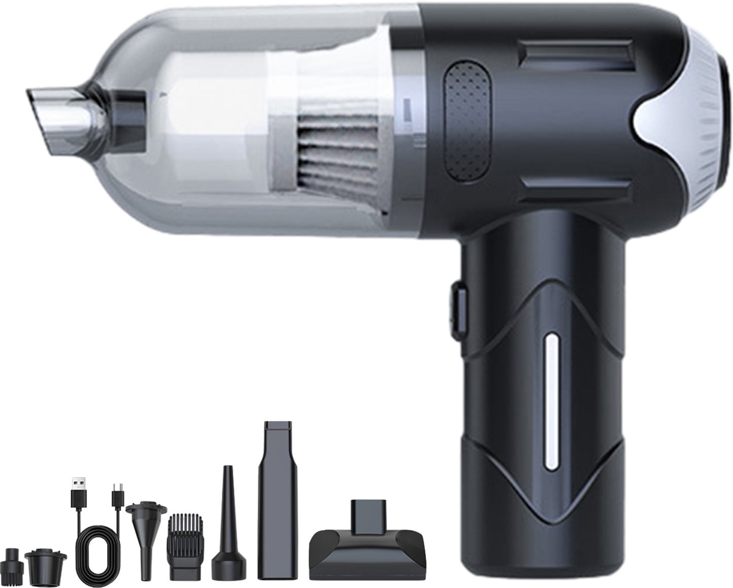 Uiz Merueh handheld Car Vacuum Handheld Vacuum Cordless Car Vacuum Powerful Suction Hand Vac Hand Held Vacuum Cleaner for Car Home Office