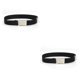 thumbnail image 3 of Sonducket Cinturón Hebilla magnética Correas de correas de cuero sintético para niños niñas negro negro 2Conjunto, 3 of 6