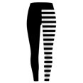 thumbnail image 7 of COMVALUE Women's and Plus Size Oh So Soft Knee & Full Length Leggings | Lots of Prints Black Size S, 7 of 7