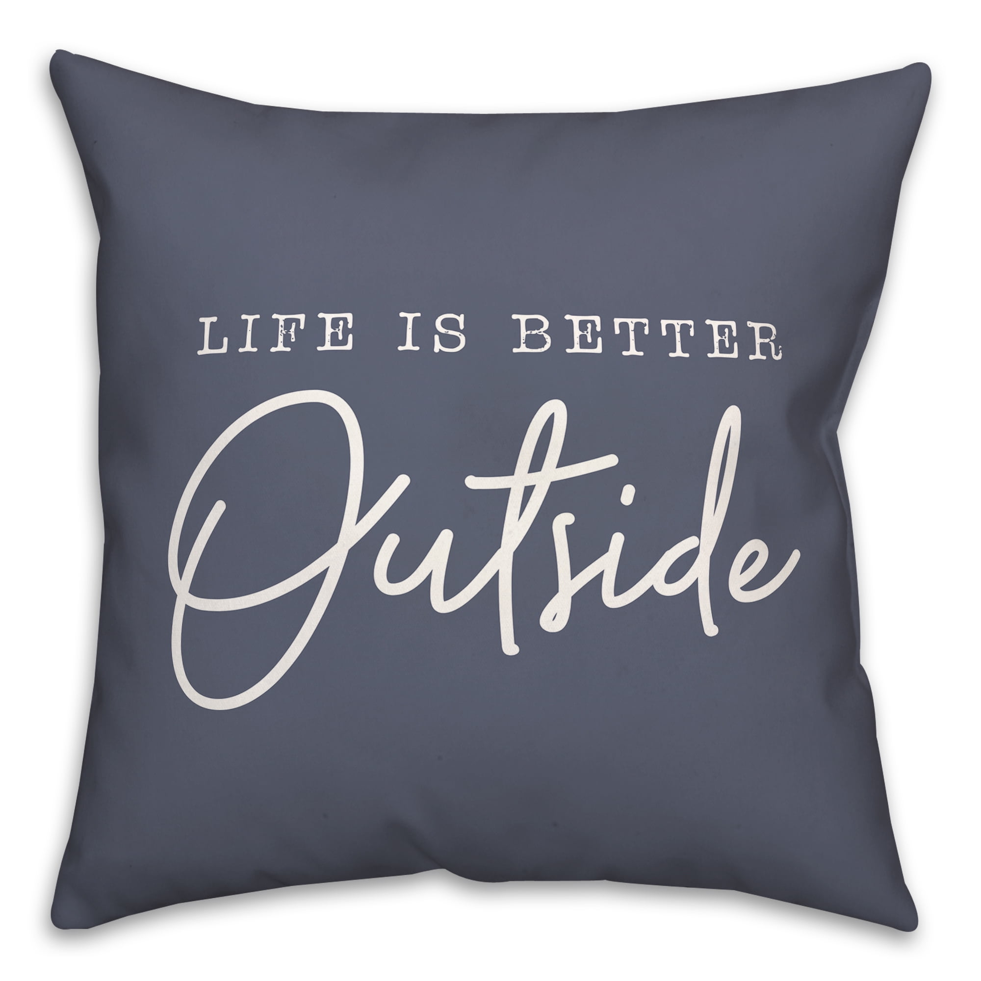 Creative Products Better Outside Blue 20 x 20 Indoor / Outdoor Pillow