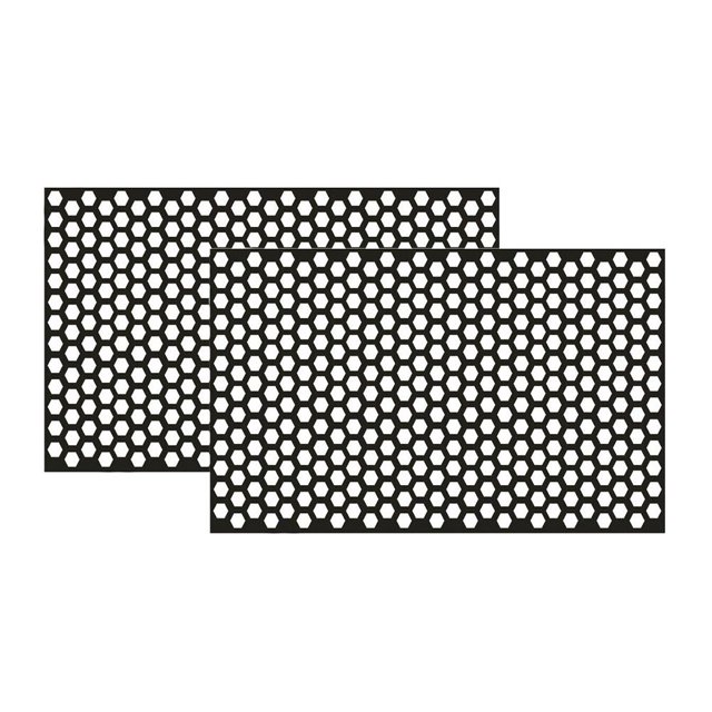Etiqueta engomada del panal del coche decoración cubierta de la lámpara de la luz trasera estilo automático (patrón de carbono)