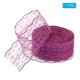 thumbnail image 3 of Uxcell 1.8 Inch Wide 25 Yards Lace Trim Ribbon Sewing Lace Roll Gift Package Pattern Wrapping Fuchsia, 3 of 6
