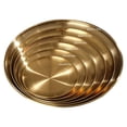 thumbnail image 2 of CNKOO Liquidation! Ensembles de Vaisselle Assiette en Acier Inoxydable 6 Tailles Assiettes en Métal Polies Résistantes Ensemble de Plats Ronds en Métal pour Maison Cuisine Plein Air Camping Collation Steak Pizza et Bbq Ensemble de 6 Plats, 2 of 6