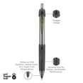 thumbnail image 3 of uniball Power Tank RT Retractable Ballpoint Pens, Medium Point, 1.0mm, Black Ink, 12 Count, 3 of 4