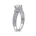 thumbnail image 2 of 1 2/3 Carat (ctw) Lab-Created White Sapphire Engagement Ring In Sterling Silver, 2 of 5