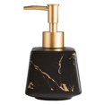 thumbnail image 1 of Dispensador de jabón, botella de loción prensada, artículos de baño (1 botella cuadrada negra) ER, 1 of 5
