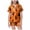 Orange, variant on Leey-World Halloween Pajamas Kids Girls Halloween Pajamas - Kids 2 Piece Girl's PJ Set for Holiday - Short Sleeve Shirt & Shorts Pjs for Girls 2T 3T 4T 5T 6T 7T 8T