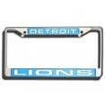 thumbnail image 1 of Detroit Lions Laser Cut Chrome License Plate Frame, 1 of 1