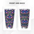 thumbnail image 3 of Fotbe Roosters 1 Pattern 20 oz Tumbler Stainless Steel Vacuum Insulated Coffee Ice Cup Double Wall Travel Flask Leak-proof Coffee Cup-Without Straw, 3 of 8