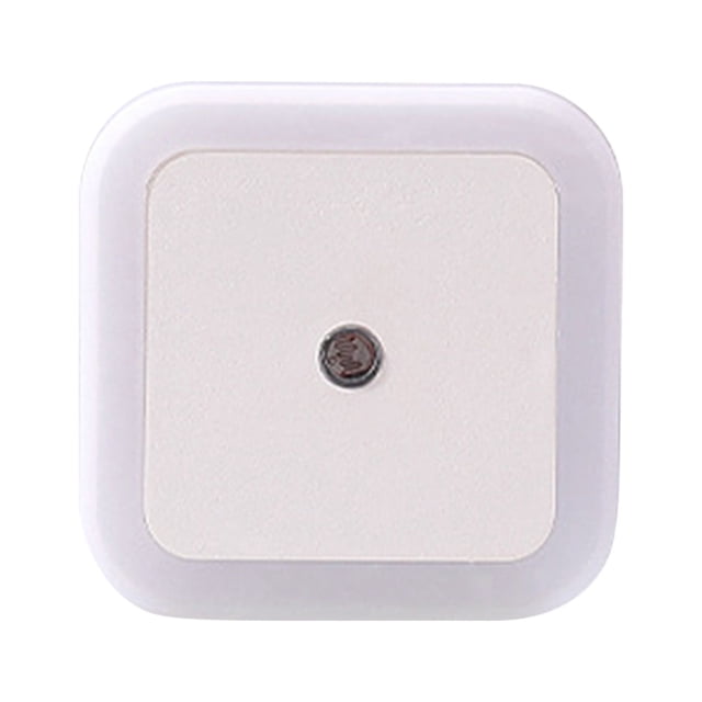 Luz nocturna LED regulable con sensor de luz de encendido y apagado automático | Luz nocturna de pared enchufable para baño, escalera y pasillo | Blanco cálido, bajo consumo