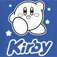 thumbnail image 2 of Toddler's Nintendo Kirby Black and White Portrait Graphic Tee Royal Blue 2T, 2 of 3