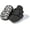 01/Black, variant on Newborn Infant Baby Girl Boy Cotton Booties Stay On Sock Slippers Soft Bedroom Shoes Non-Skid Ankle Boots With Grippers Toddler Crib Warm Shoe First Walker Birthday Shower Gift