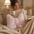 thumbnail image 4 of Sweet Bow Shaped Throw Pillow, Ultra Soft Plush Bowknot Cushion for Sofa Bed Living Room Home Decor Styles Office, 4 of 4