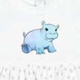 thumbnail image 4 of Inktastic Cute Baby Hippo Girls Baby Dress, 4 of 5