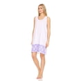 thumbnail image 2 of Lati Fashion Women Nightgown Sleeveless Female Nightgowns & Sleepshirts Purple X-Large, 2 of 4