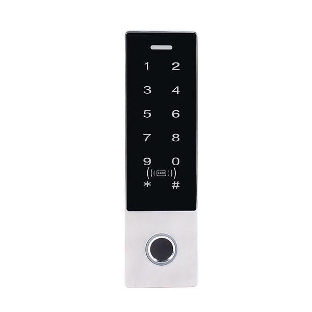 Máquina De Control De Acceso De Huellas Dactilares Control De Acceso De Tarjeta A Prueba De Agua Máquina Todo En Uno Alarma Control De Acceso De Contraseña Táctil Con Teclado Retroiluminado Kearding EL006323-00
