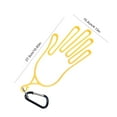 thumbnail image 2 of Gloves Support Holder, Gloves Hanger Stretcher Keeper, Portable Golf Gloves Shaper Tool with Carabiner, Gloves Support Frame for Men Women Golfer, 2 of 8