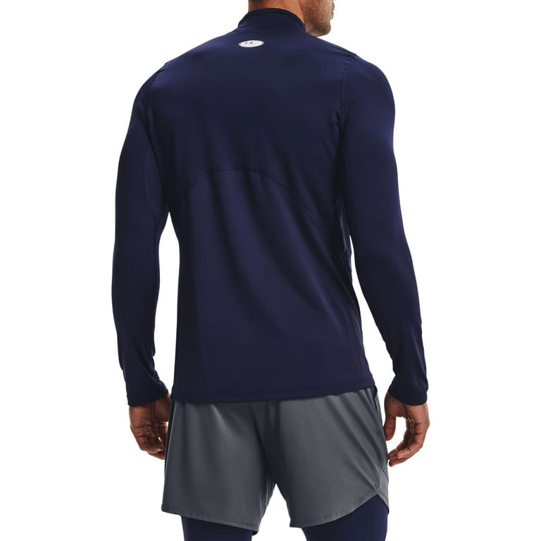 Under Armour ColdGear Fitted Golf Mock - Navy Under Armour ColdGear Fitted Golf Mock - Navy