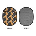 thumbnail image 2 of Pofeuu Chicken Legs Print Silicone Pot Mat Mitten With Hanging Loop Heat Resistant Oven Mitts Non-Slip Bbq Baking Smoking Potholders, 2 of 7