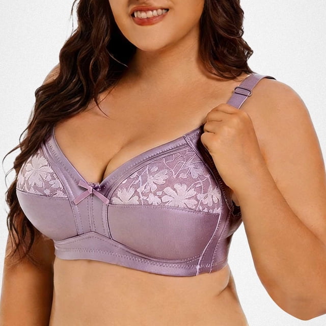 Full Figure Lace Seamless Underwire Bra for Everyday Comfort and Support T Shirt Full Coverage Seamed Design for Everyday Wear