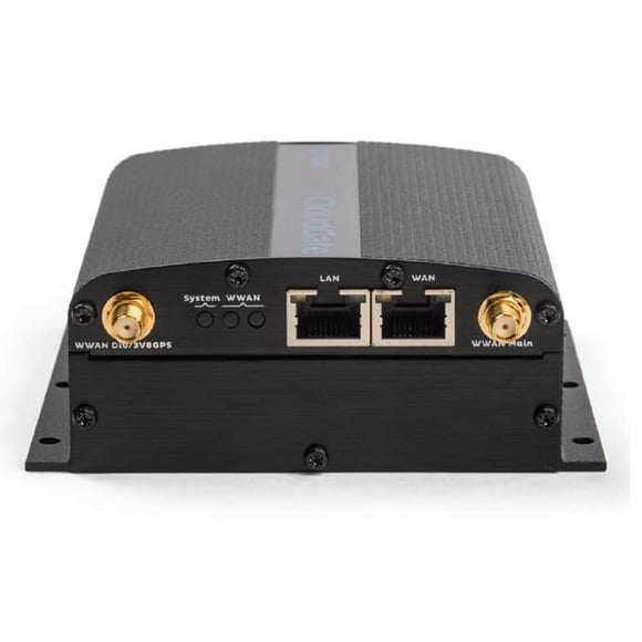 Option CloudGate LTE WW (Rev 4) with Active GPS with DC Power Cable and 2 Antennas - CG0124-12135