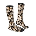 thumbnail image 4 of Lsque Retro Hydrangeas Printed Crew Socks Men's Women's LightWeight Thin Casual Calf Socks ,Knee High Socks,Cotton Socks, 4 of 9